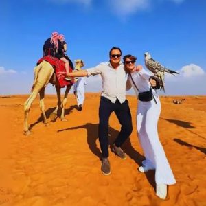 Happy Adventures | Abu Dhabi Desert Safari with Central/Home or Hotel Pickup, Dinner, and Live Shows